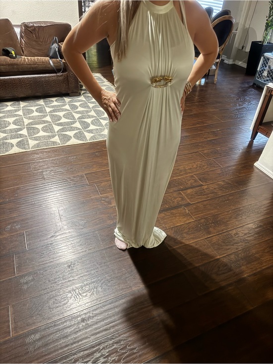 Guess Marciano NWT. White maxi halter dress size M